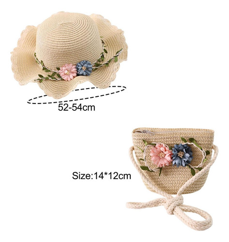 Sombrero For El Sol For Niños, Gorra De Playa, Bolso