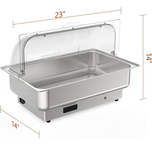 Buffet Eléctrico Takywep 2 X 4.5qt Con Control De Temperatur
