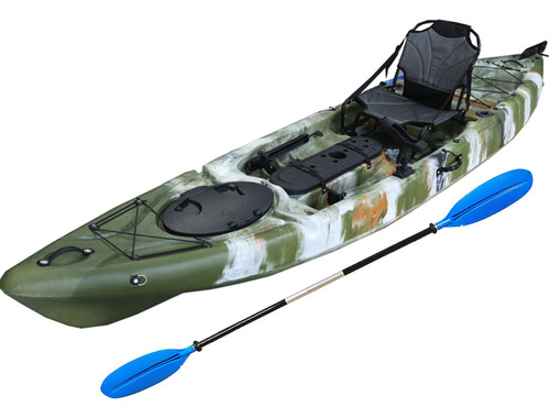 Bote Kayak De Pesca Fishman Profesional + Silla +remo El Rey