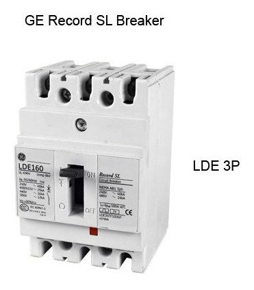Breaker Trifasico 3 X 160 Amps General Electric Lde35tf160gf