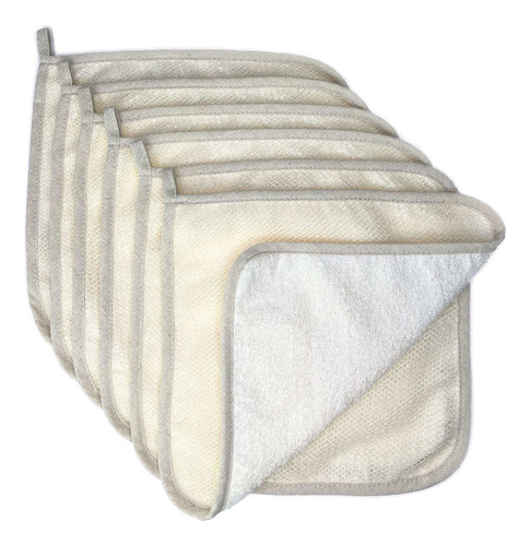 Pphao - Large Xl Soft Weave Washcloth For Face - Bamboo Fib.