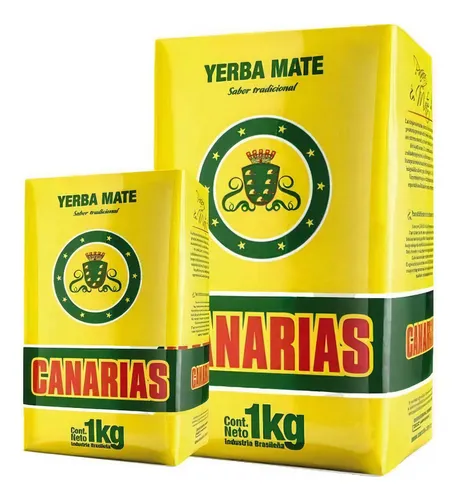 Yerba Mate Canarias Sin Palo Sabor Tradicional 1kg