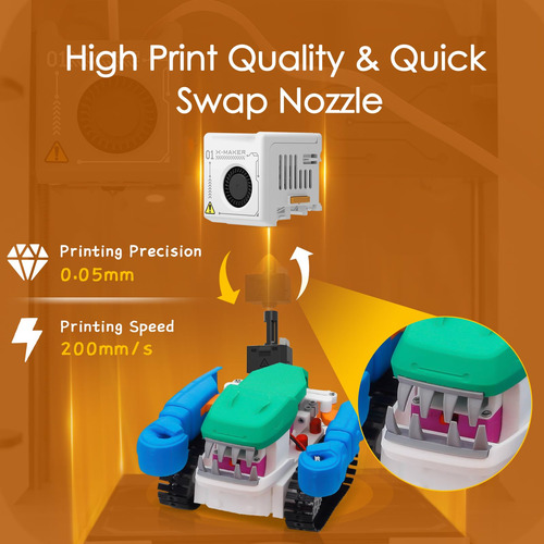 Impresora 3d Aoseed Para Niños Control Wi-fi Mmg