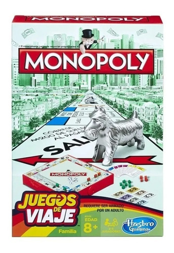 Juegos De Viaje - Monopoly - Hasbro Mundo Magico 