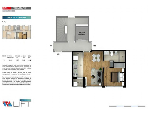 Imagen 17 de 21 de Apartamento En Venta De 2 Dormitorios A Estrenar En Cordón Con Cochera | Piso 6 Al Frente | Con Renta