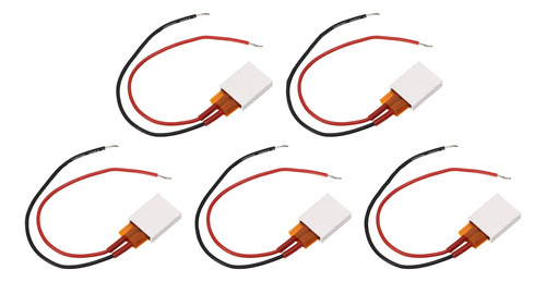 Placa Calefactora De Termostato Ptc, 5 Unidades, Aleación De