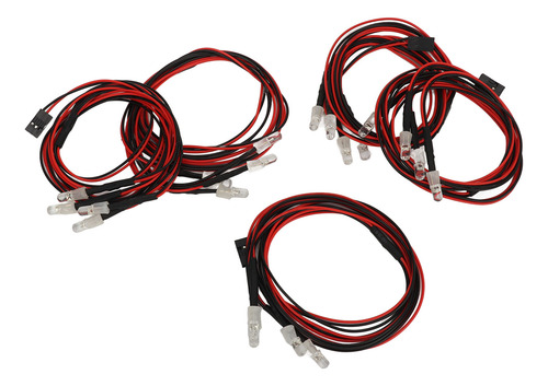Luces Rc De Coche Con Control Remoto, 5 Unidades, 4 Led, Col