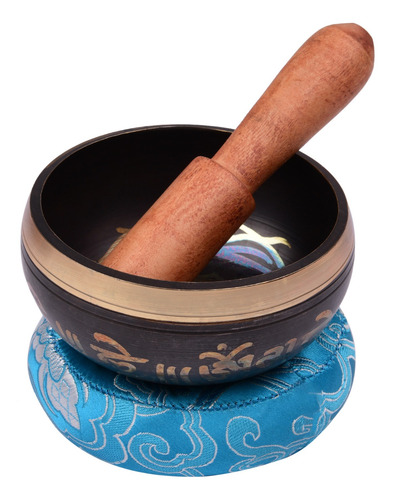 Imagen 2 de 9 de Muslady - Cuenco Tibetano Para Cantar (8,5 Cm, Hecho A Mano)