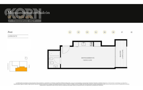 Imagen 19 de 25 de Venta Departamento 1 Ambiente En Palermo Hollywood - En Construccion