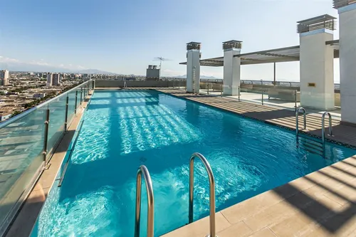 Depto San Ignacio 952, Piso 19, Vista Poniente