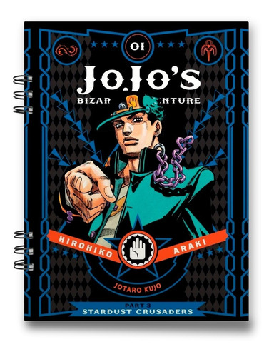 Cuaderno Jojos Bizarre Adventure15x20 Cms 100 Hojas