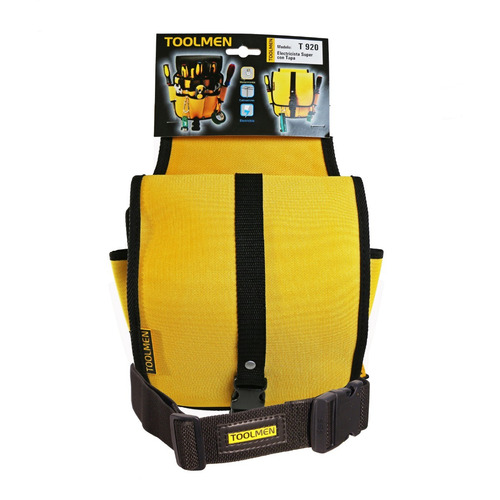 Imagen 4 de 7 de Cinturon Porta Herramientas Toolmen T920 Con Tapa + T35