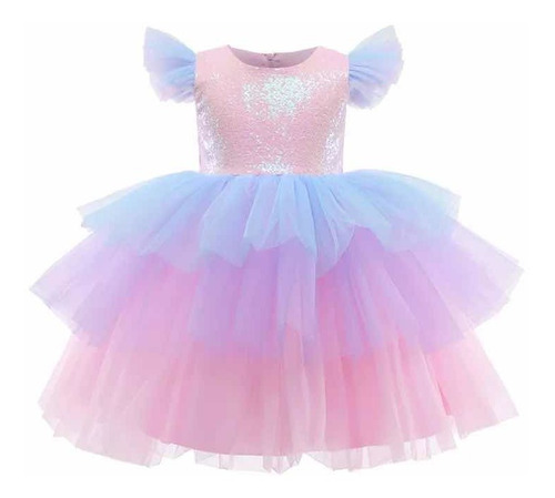 Disfraz Vestido Princesa 3 Capas Tul