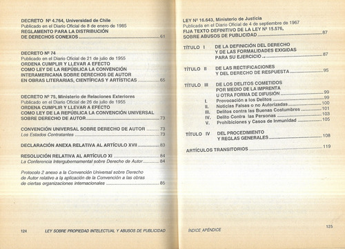 Ley Propiedad Intelectual Abusos Publicidad Carlos González (Usado)