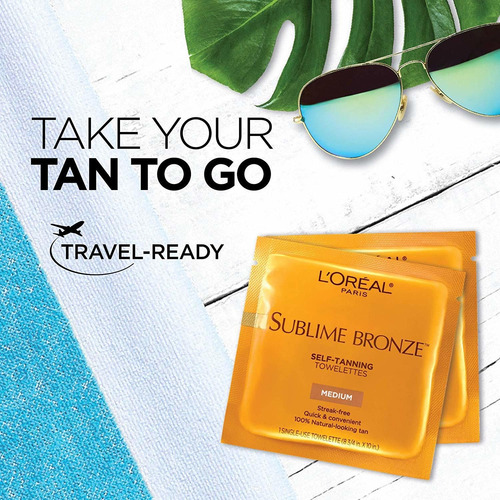 L'oreal Paris Sublime Bronze Autobronceador Toallitas, 2 Rec