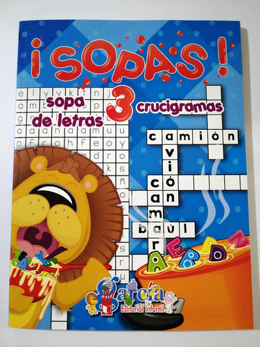 Sopa De Letras Y Crucigramas 3 C/112 Páginas 