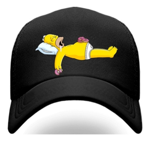 Gorra Trucker Logo Homero Simpson Durmiendo