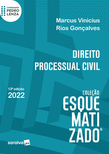 Direito Processual Civil Esquematizado - 13ª edição 2022, de Lenza, Pedro. Editora Saraiva Educação S. A., capa mole em português, 2022