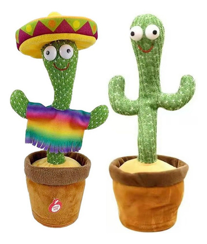 2 Juguetes De Peluche De Cactus Que Pueden Cantar Y Bailar.
