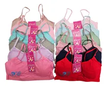 Comprar 12 Pack Corpiños Comodos Para Niña Tirante Delgado