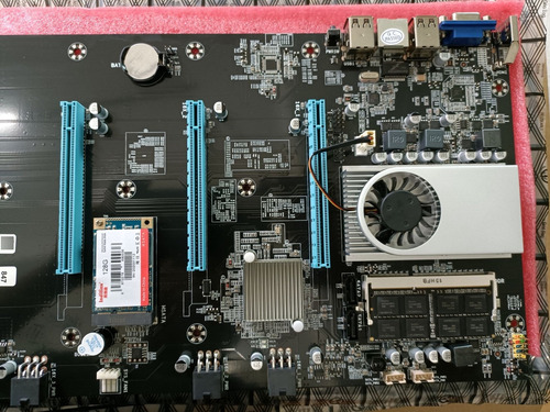 Mother Btc-s37 65mm P/8 Gpu Incluye: Cpu+8gb+hdd Msata128g