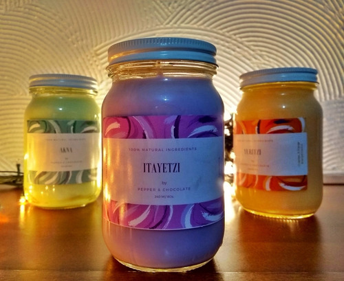 Imagen 6 de 7 de Pack 2 Velas Aromáticas Lavanda, Canela, Citronela