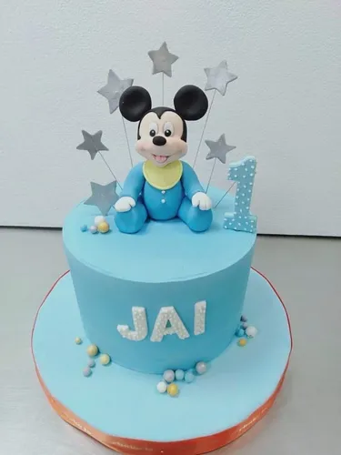 Adorno De Torta Mickey Bebé