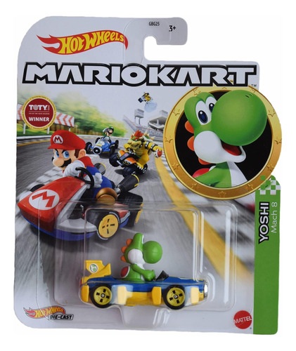 Hot Wheels Mario Kart Yoshi - Mach 8