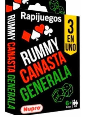 Juego Rapi Rummy 3 En 1