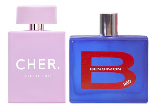 Perfume Mujer Cher Dieciocho + Hombre Bensimon Red X100ml Género Sin Género