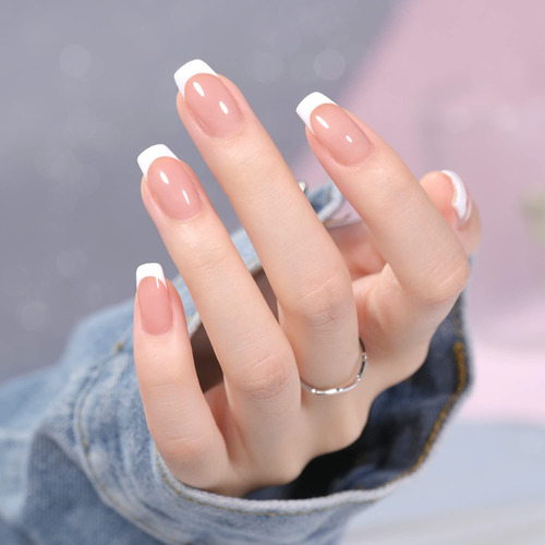 Set De Manicura Francesa Gaoy, Sellador De Uñas Con 2 Esmalt