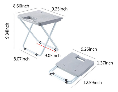 A Taburete Plegable Portátil De Metal Para Actividades Y