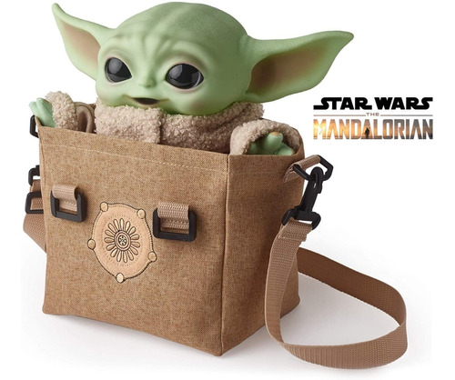 Peluche Star Wars Mandalorian The Child Yoda Sonido + Bolso 