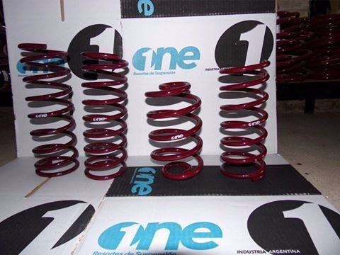 Kit X2 Espirales/ Resorte Regulables One Fiat Uno