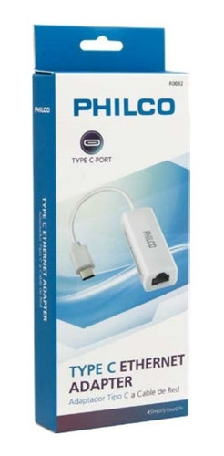 Imagen 2 de 2 de Adaptador Usb-c A Ethernet Philco - Revogames