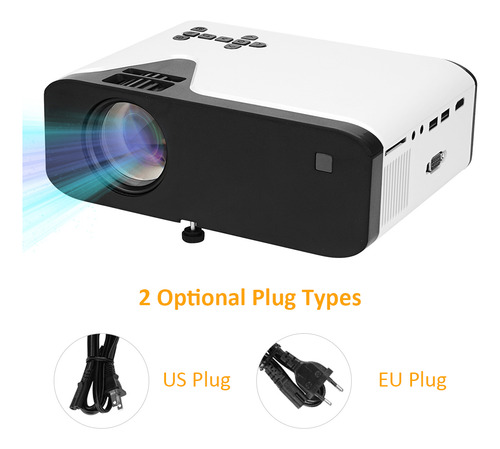 Mini Proyector Led Portátil, Proyectores De Vídeo De 4500 Lú