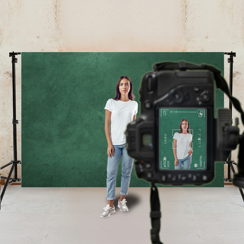 Fundo Fotográfico Textura Backdrop Em Tecido 1,50x2,20m Cor Textura - Ffh465