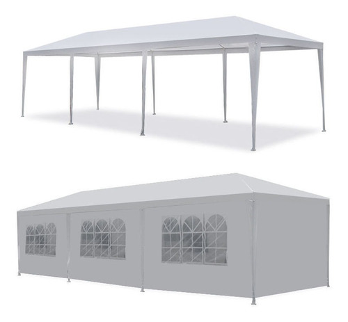 Toldo Gazebo De 10x30 Pies Con 8 Paredes Para Eventos En