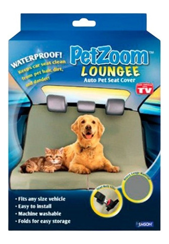 Funda Protector Cubre Asiento Auto Mueble Pet Zoom Loungee 