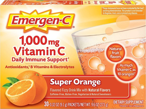 Vitamina C, Apoyo Inmunologico Emergen-c. 30 Paquetes Pfizer