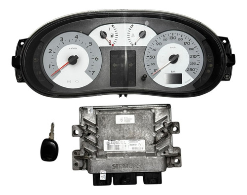 Kit Code Modulo Injeção Renault Clio 1.0 16v 2006 2007