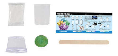 Crystal Growing Experiment Science Kit Para Niños Amarillo
