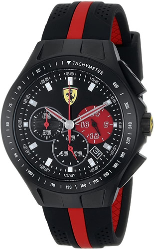 Reloj Ferrari Race Day 0830023 Negro Movimiento De Cuarzo