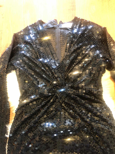 Vestido De Fiesta Lentejuelas Negro