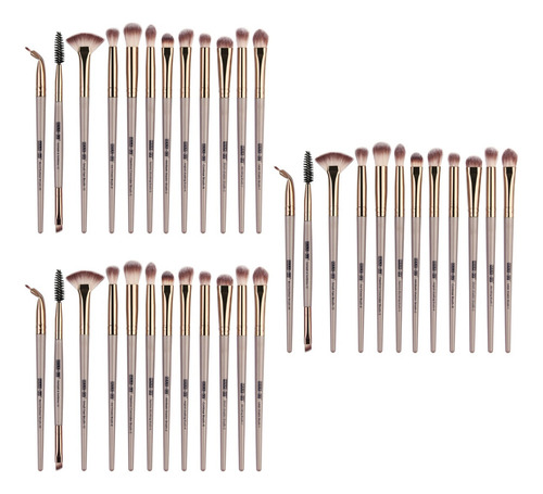 Brocha Para Sombra De Ojos, 3 Juegos De Brochas Para Difumin