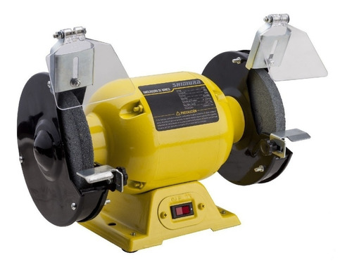 Amoladora de banco Shimura SH-A3756 de 50 Hz color amarillo 375 W 220 V + accesorio