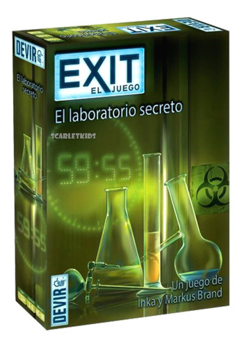 Imagen 1 de 6 de Exit El Laboratorio Secreto Devir Español Juego Mesa Scarlet