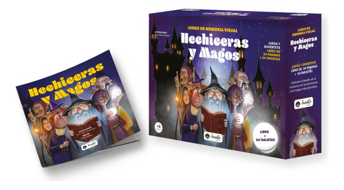Libro Hechiceras Y Magos Col. Juego De Memoria Visual+cartas