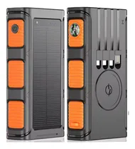 Comprar Mr. Gadgets Solar Magpower, Banco De Energia, 30,000mah, Carga Rapida, Power Bank Inalambrica Qi, 4 Cables Integrados, Bateria Portatil, Energia Sustentable, Linterna, Brujula Integrada Color Naranja