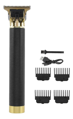 4 Barba Recarregável Usb, Bigode E Aparador De Barba Preto